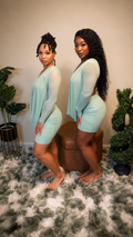Sage Goddess Mini Dress