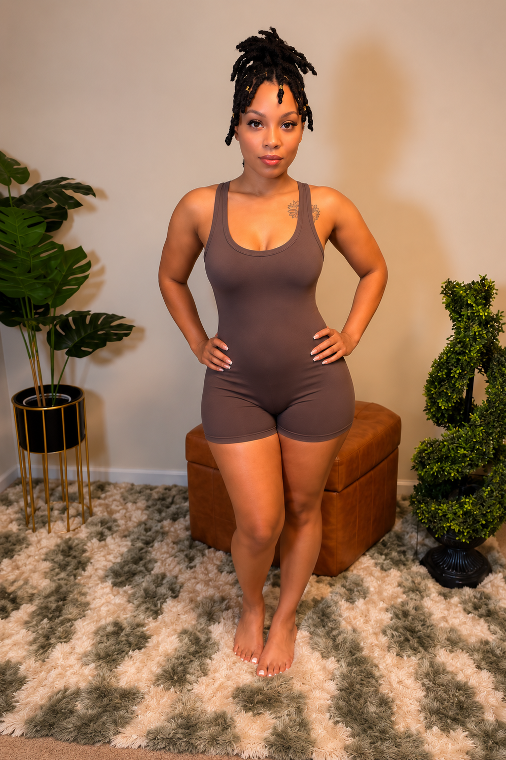 Espresso Babe Romper